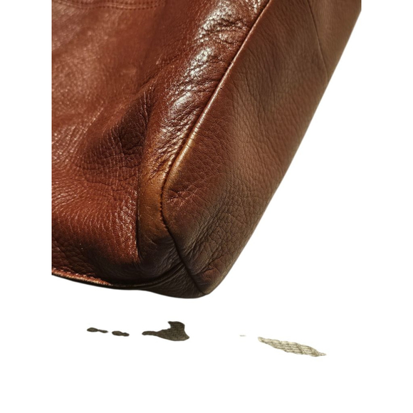 Hobo Brown Leather Shoulder Bag One Size - Picture 13 of 16